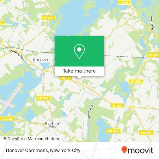 Hanover Commons map