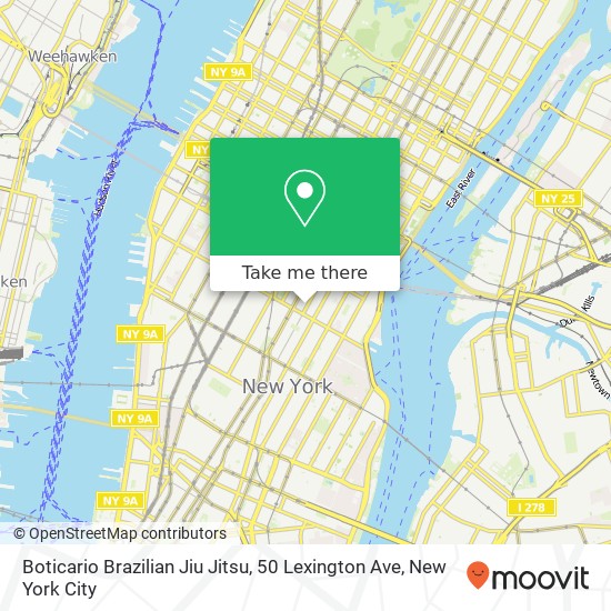 Boticario Brazilian Jiu Jitsu, 50 Lexington Ave map
