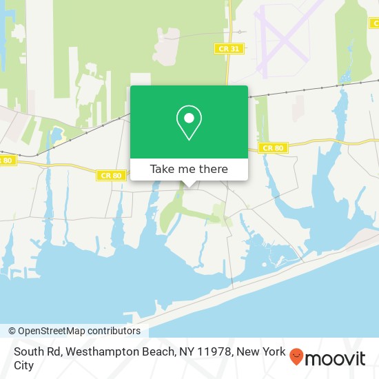 Mapa de South Rd, Westhampton Beach, NY 11978