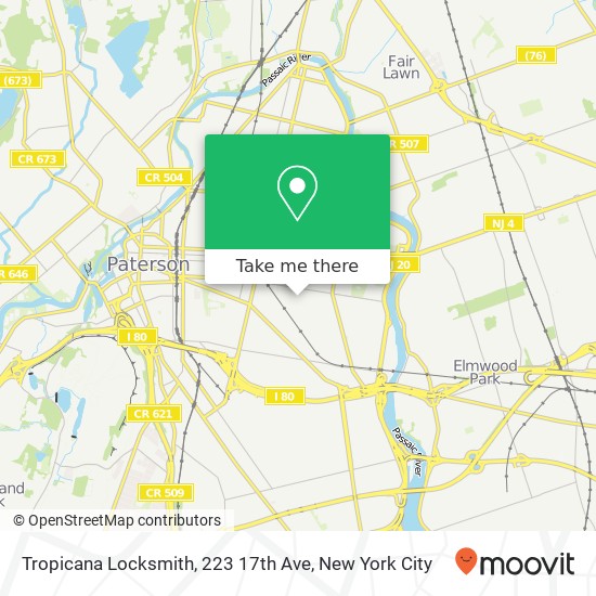Mapa de Tropicana Locksmith, 223 17th Ave