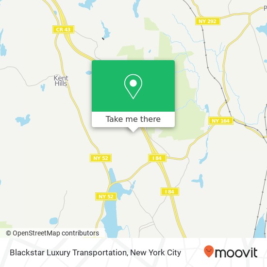 Blackstar Luxury Transportation map