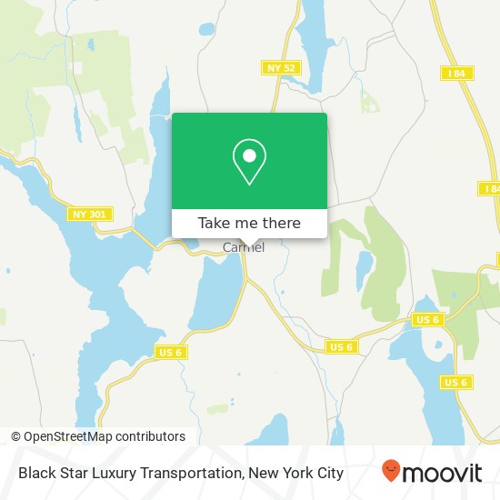 Black Star Luxury Transportation map