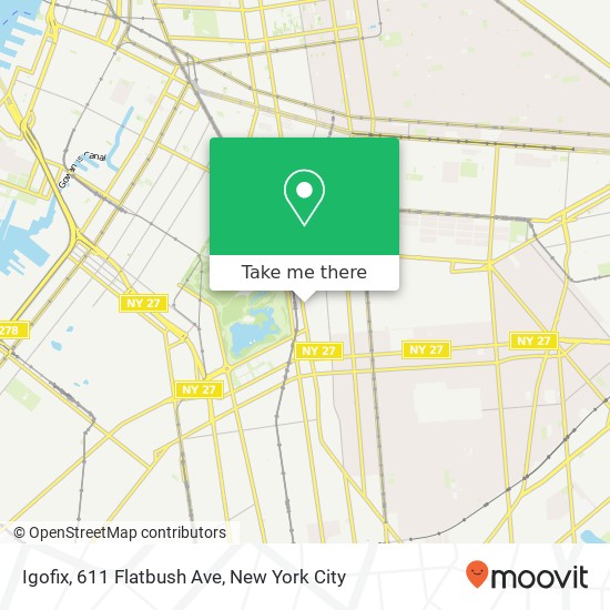 Igofix, 611 Flatbush Ave map