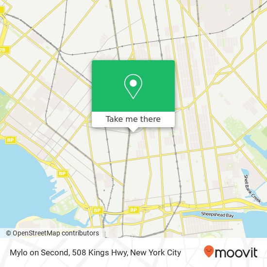 Mylo on Second, 508 Kings Hwy map