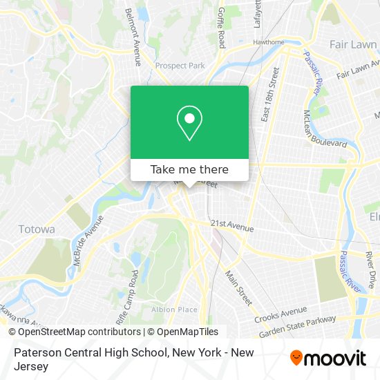 Mapa de Paterson Central High School