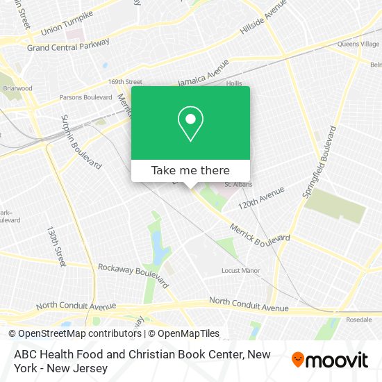 ABC Health Food and Christian Book Center map