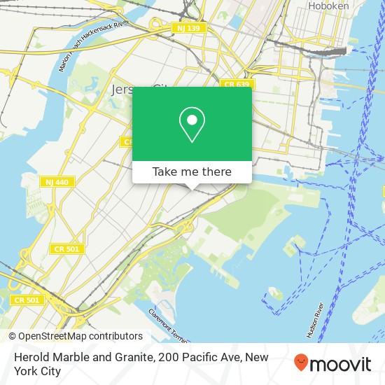 Mapa de Herold Marble and Granite, 200 Pacific Ave