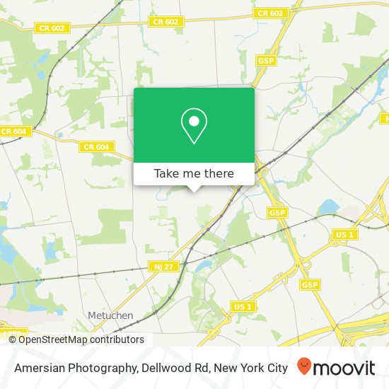 Mapa de Amersian Photography, Dellwood Rd