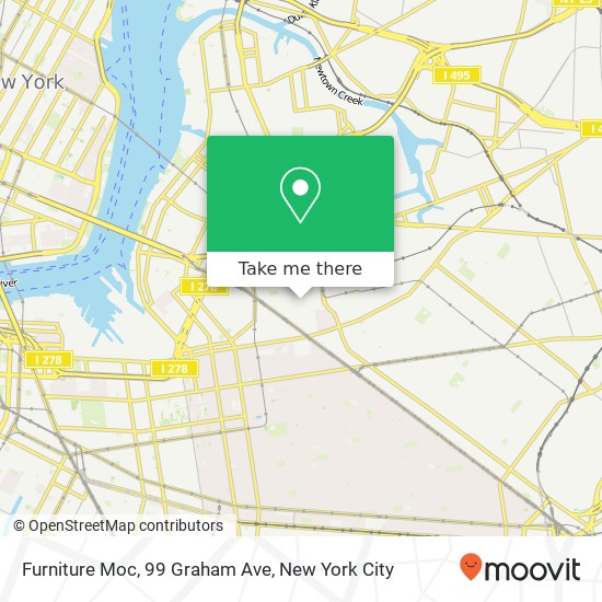 Furniture Moc, 99 Graham Ave map