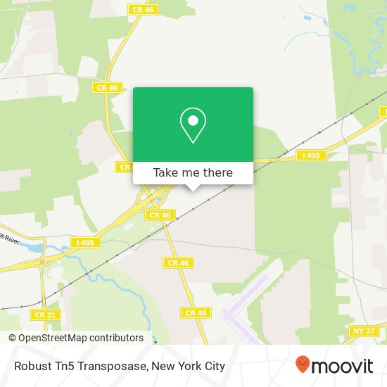 Robust Tn5 Transposase, 45 Ramsey Rd map