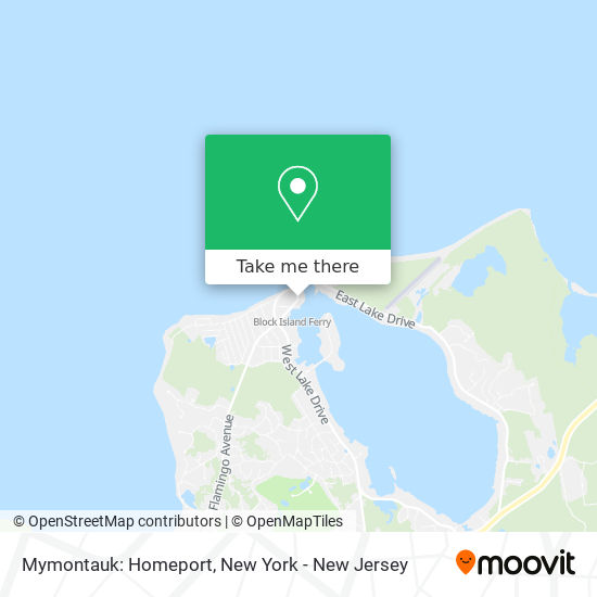 Mymontauk: Homeport map