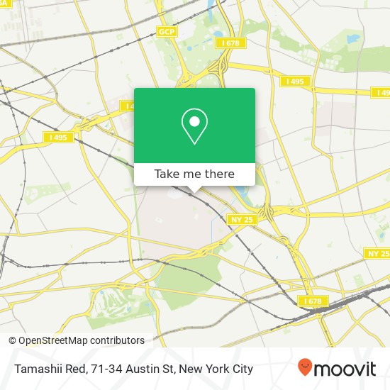 Mapa de Tamashii Red, 71-34 Austin St