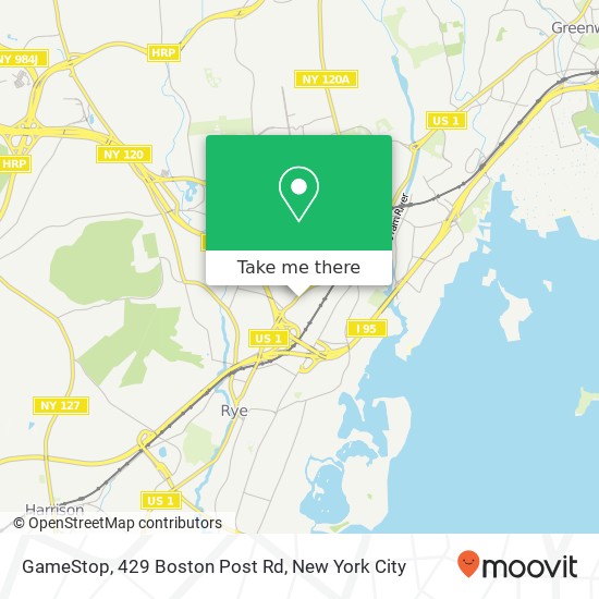 Mapa de GameStop, 429 Boston Post Rd