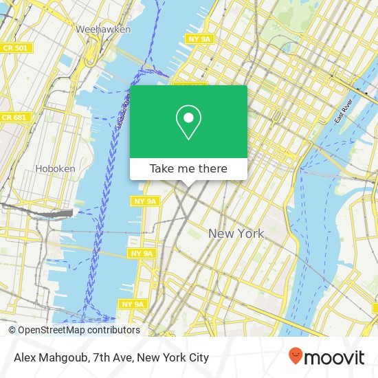 Mapa de Alex Mahgoub, 7th Ave