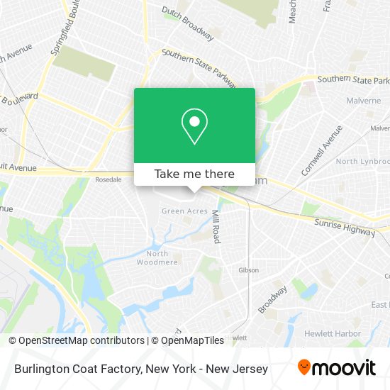 Burlington Coat Factory map