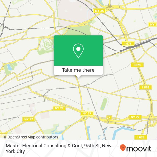 Master Electrical Consulting & Cont, 95th St map