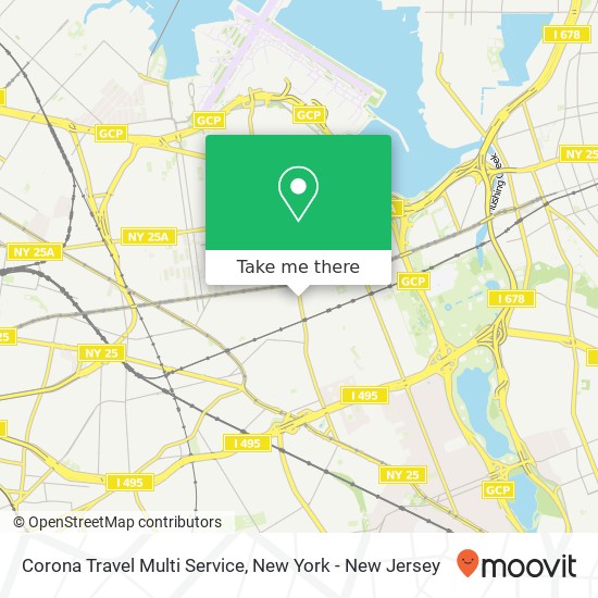 Mapa de Corona Travel Multi Service