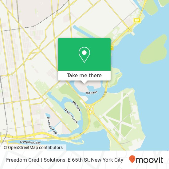 Freedom Credit Solutions, E 65th St map