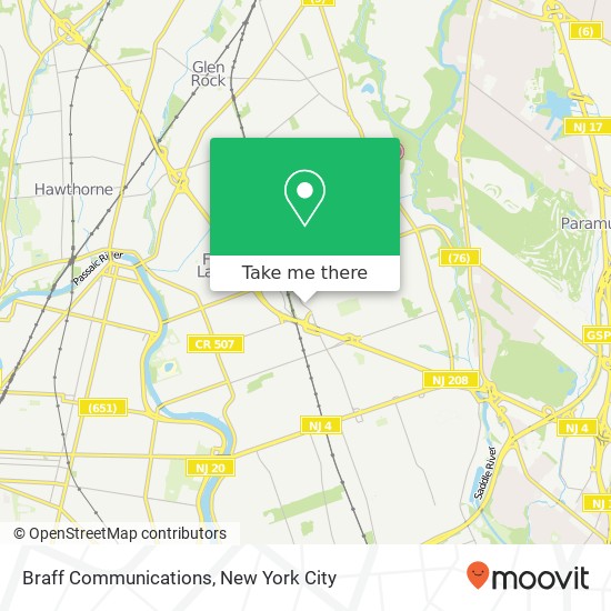 Mapa de Braff Communications