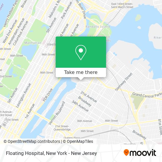 Mapa de Floating Hospital