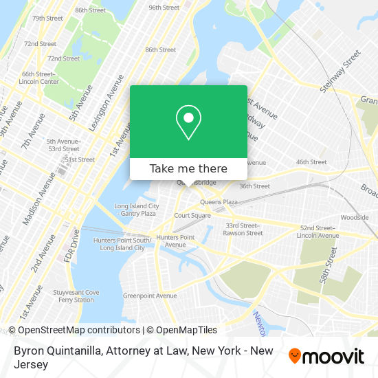 Byron Quintanilla, Attorney at Law map