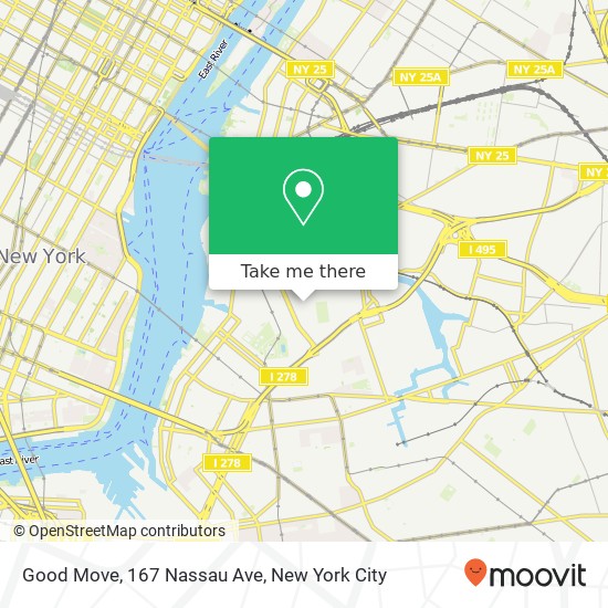 Good Move, 167 Nassau Ave map