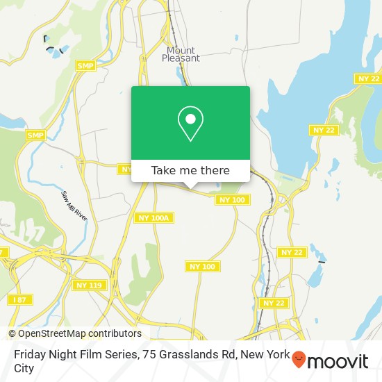Mapa de Friday Night Film Series, 75 Grasslands Rd