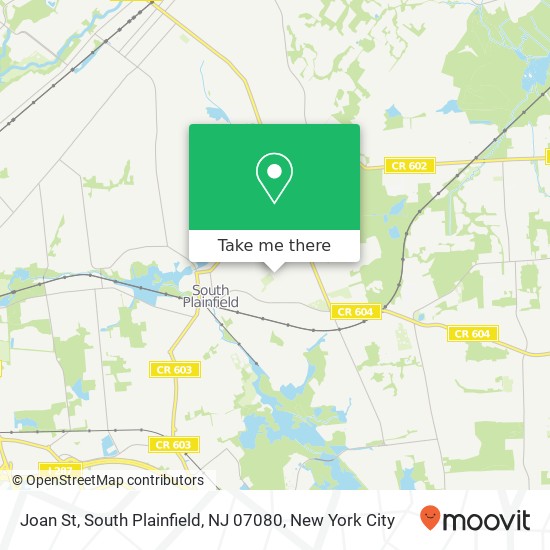 Joan St, South Plainfield, NJ 07080 map