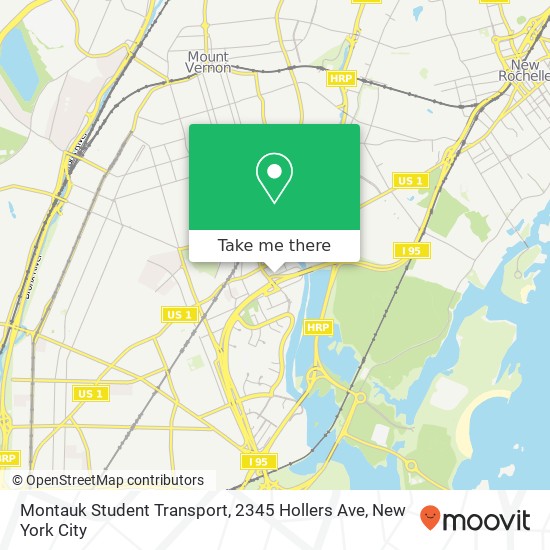 Mapa de Montauk Student Transport, 2345 Hollers Ave