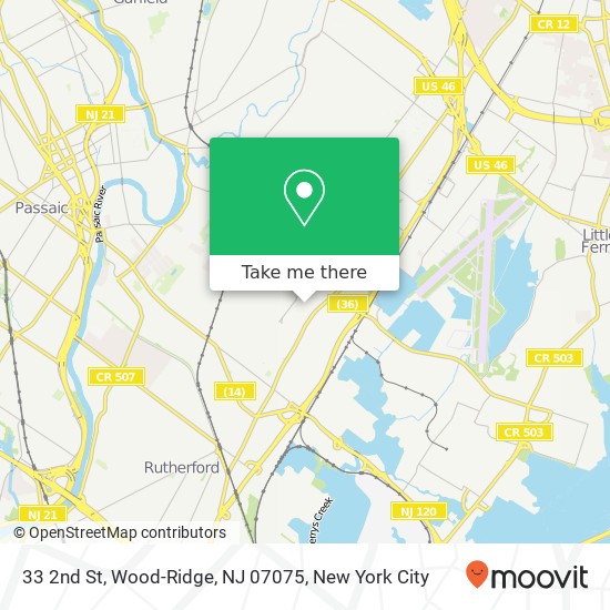 33 2nd St, Wood-Ridge, NJ 07075 map