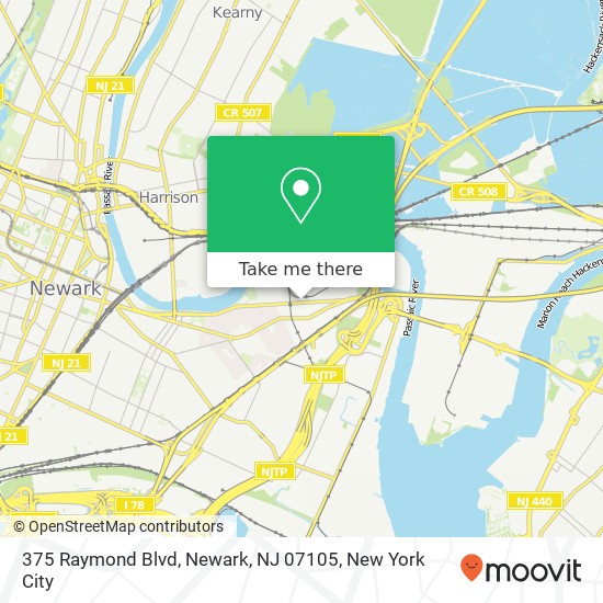 375 Raymond Blvd, Newark, NJ 07105 map