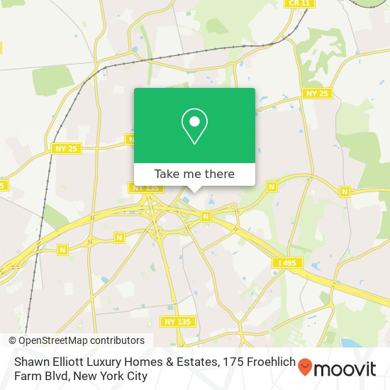 Shawn Elliott Luxury Homes & Estates, 175 Froehlich Farm Blvd map