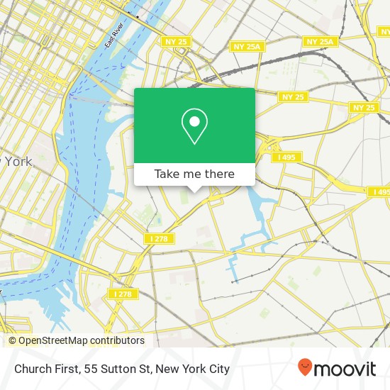 Mapa de Church First, 55 Sutton St