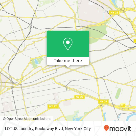 LOTUS Laundry, Rockaway Blvd map