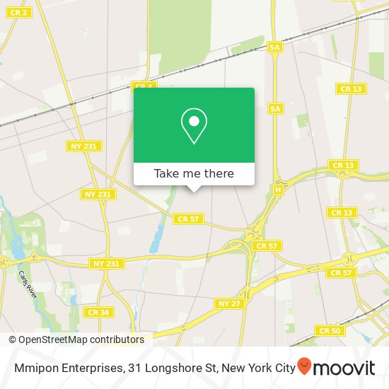 Mmipon Enterprises, 31 Longshore St map