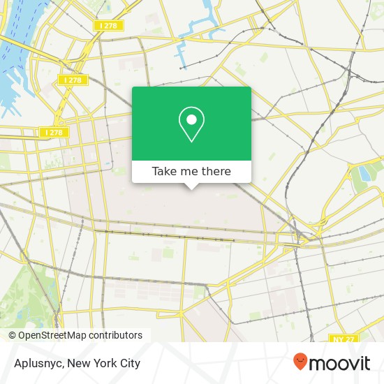 Aplusnyc map