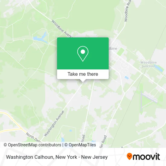 Washington Calhoun, Woodbine, NJ 08270 map