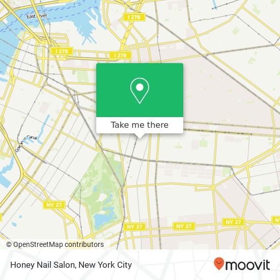 Honey Nail Salon map