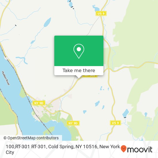 Mapa de 100,RT-301 RT-301, Cold Spring, NY 10516