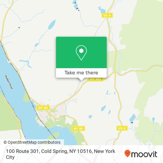 100 Route 301, Cold Spring, NY 10516 map