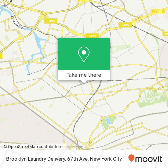 Brooklyn Laundry Delivery, 67th Ave map