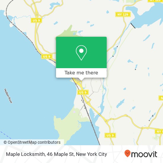 Mapa de Maple Locksmith, 46 Maple St