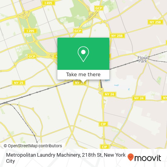 Metropolitan Laundry Machinery, 218th St map