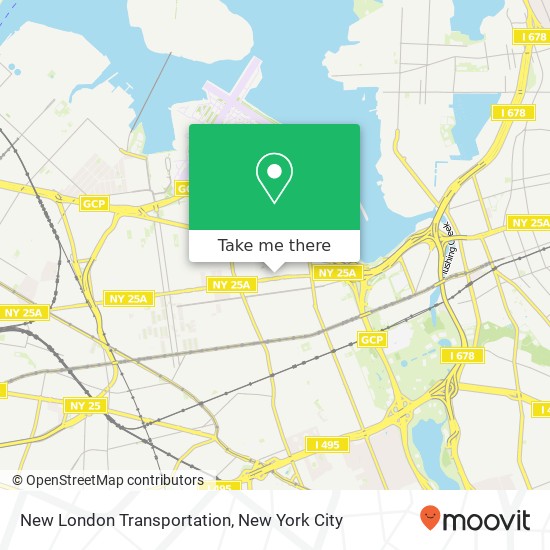 New London Transportation map