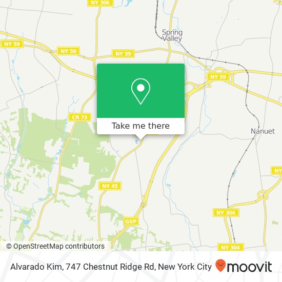 Alvarado Kim, 747 Chestnut Ridge Rd map