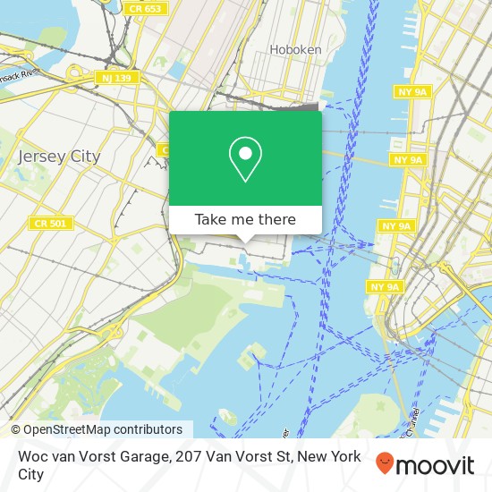 Woc van Vorst Garage, 207 Van Vorst St map