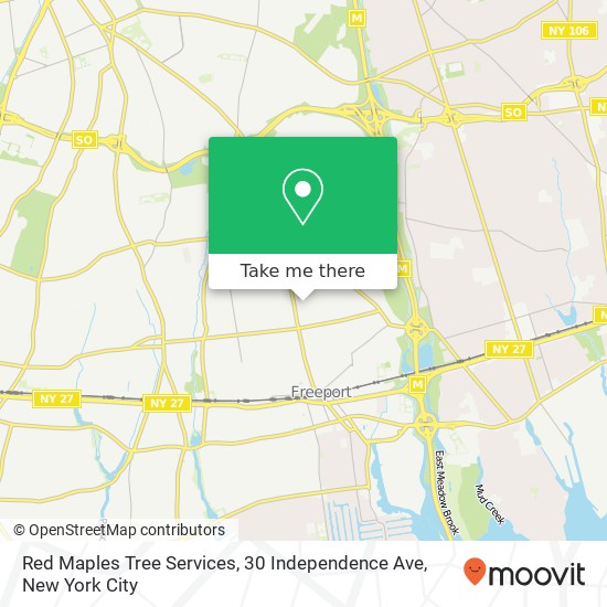Red Maples Tree Services, 30 Independence Ave map