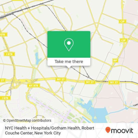 NYC Health + Hospitals / Gotham Health, Robert Couche Center map