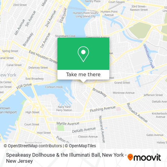Mapa de Speakeasy Dollhouse & the Illuminati Ball