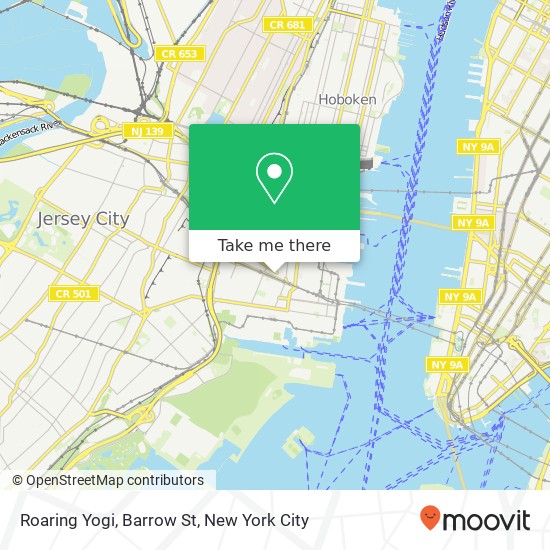 Mapa de Roaring Yogi, Barrow St